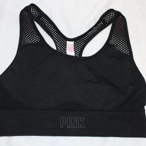 Pink Victorias Secret Black sports bra